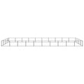 NNEVL Dog Kennel Black 40 m² Steel